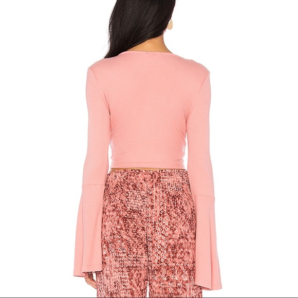 JACK by BB Dakota Leia Top in Rosette Pink - Picture 2 of 6